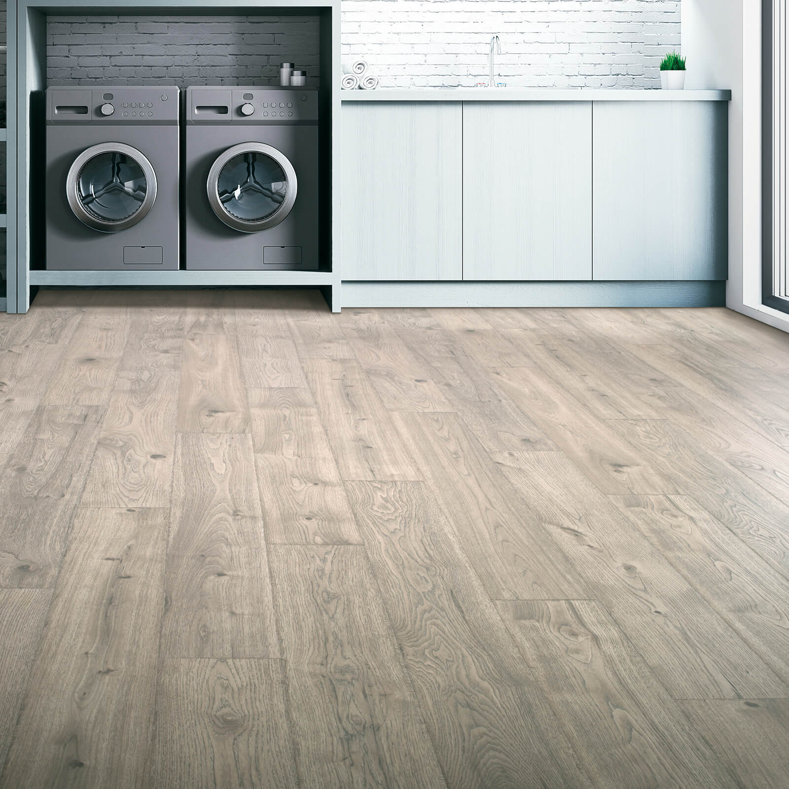Vinyl flooring for laundry room | Rugs Rolls and More